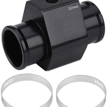 Temp Joint Pipe, Car Water Temp Temperature Joint Pipe Hose Sensor Gauge Adapter(32mm)