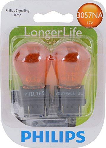 Philips 3057NA LongerLife Miniature Bulb, 2 Pack