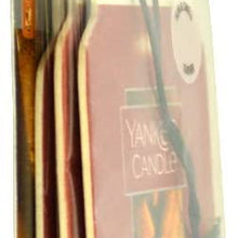 Yankee Candle Classic Paper Car Jar Hanging Odor Neutralizing Air Freshener, Leather Scent - 3 Pack