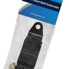2-Pack Universal Bolt-in 12 Inch Seat Belt Lengthener (Black) - Easy Installation (All Parts Included) - E-4 / E-8 Safety Certified - Buckle Up and Drive Safely Again
