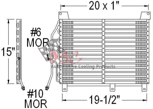 OSC Cooling Products 4072 New Condenser