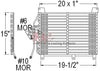 OSC Cooling Products 4072 New Condenser