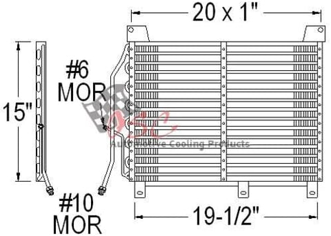 OSC Cooling Products 4072 New Condenser