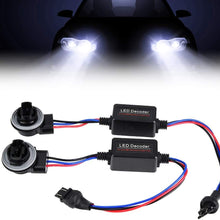 Terisass 2 Pcs 3157 Anti-Flicker Decoder Wiring Error Free Decoder ABS LED Headlight Decoder Device