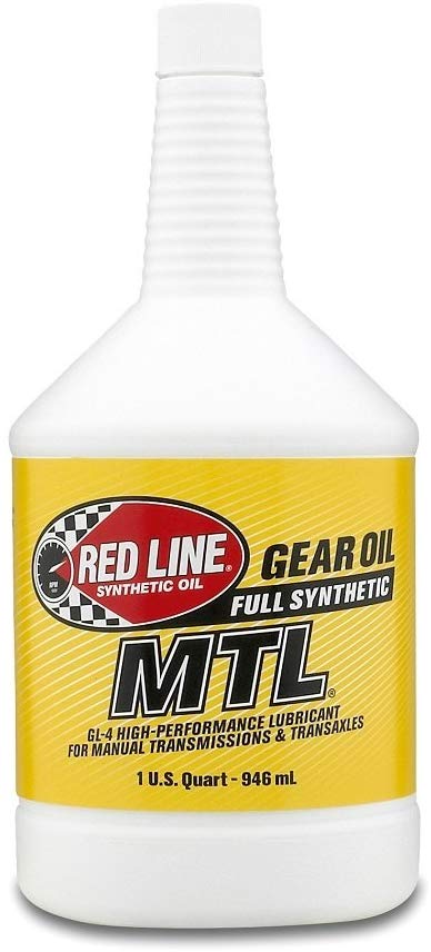 Red Line (50204-12PK) SAE 75W80 API GL-4 Manual Transmission and Transaxle Lubricant - Car Gear Oil (12 PK Case)