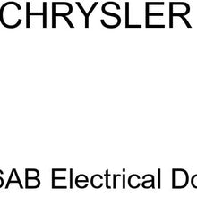 Genuine Chrysler 56048786AB Electrical Door Wiring