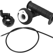 Throttle Cable, CR80/CR60 90cm/35.4in Aluminum Rubber Throttle Cable Set for XR50 CRF50F XR70 CRF70 90cm