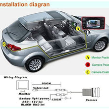 for Toyota Highlander/Kluger 2006~2014 Car Rear View Camera+8LED Back Up Reverse Parking Camera/Plug Directly