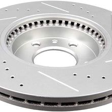 INEEDUP 2 Brake Disc Rotots and 4 Ceramic Pads fit for 2006-2012 Ford Fusion, 2007-2012 Lincoln MKZ, 2006-2010 Mercury Milan
