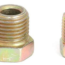 ECCPP Standard SAE Inverted Flare Brake Line Fittings Nuts Assortment 3/16" 1/4" Kit Set
