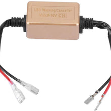 Duokon 1Pair C16 H1/H3 LED Headlight Decoder Device Anti-Flicker Resistors Error Canceller