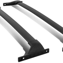 Pair Roof Rack Top Rail Aluminum Cross Bar Replacement for Toyota Rav4 Adventure 19-20