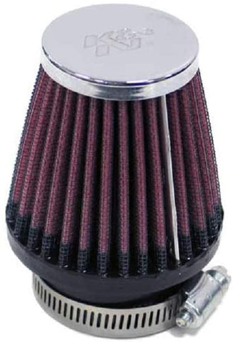 K&N Universal Clamp-On Air Filter: High Performance, Premium, Replacement Engine Filter: Flange Diameter: 1.8125 In, Filter Height: 3 In, Flange Length: 0.625 In, Shape: Round Tapered, RC-2320