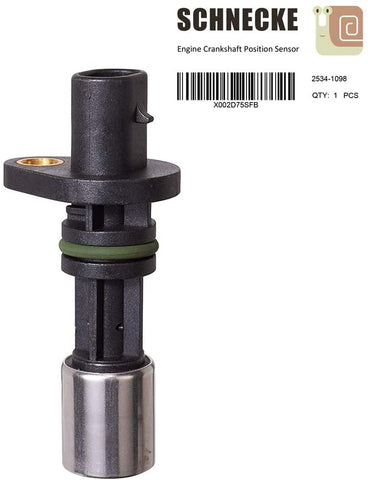 Schnecke 1PCS Crank shaft Crankshaft Position Sensor Compatible with CHEVROLET 97-02 CAVALIER 97-03 S10 GMC 97-03 SONOMA PONTIAC 97-02 SUNFIRE
