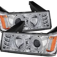 Spyder Auto 5074157 LED Halo Projector Headlights Chrome/Clear