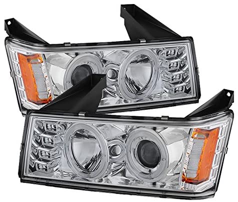 Spyder Auto 5074157 LED Halo Projector Headlights Chrome/Clear