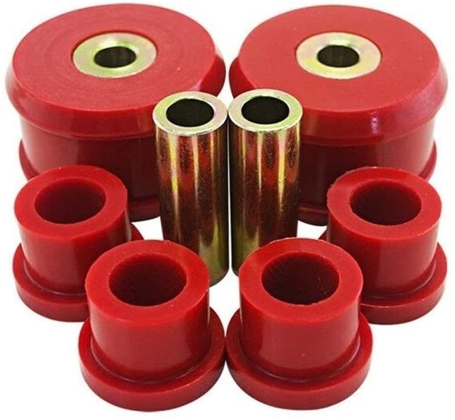 SHOUNAO 6Pcs Car Front Control Arm Bushing Kit Fit for Beetle 98-06 / Golf 85-06 / Jetta 85-06 (Color : Red)