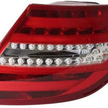 Tail Light Assembly - DEPO For/Fit 2049060703 12-14 Mercedes-Benz C-Class Sedan 12-15 Coupe - LED (Right Hand - Passenger)