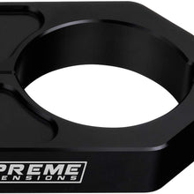 Supreme Suspensions - Black Universal Billet T6 Aluminum Coilover Reservoir Brackets