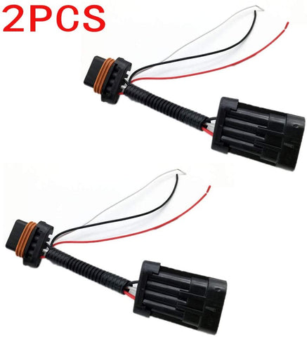 ALLMOST 2PCS For Polaris RZR Tail Light Power Harness Whip Brake Light License Plate 15-18