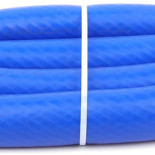 AUTOMUTO Radiator Hose Kit Fit for 3 ft 7/8 ID FlexFab 5526 Blue Silicone Heater Hose 22mm 350F Radiator Coolant .88