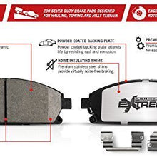 Power Stop K4466-36 Front and Rear Z36 Truck & Tow Brake Kit, Carbon Fiber Ceramic Brake Pads and Drilled/Slotted Brake Rotors