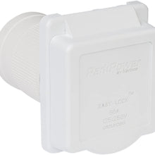 ParkPower 50ARVIW Weekender Power Inlet - 50 Amp, White