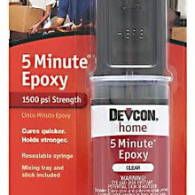 Devcon (20845-6PK) 5-Minute Epoxy - 25 ml Dev-Tube, (Pack of 6)