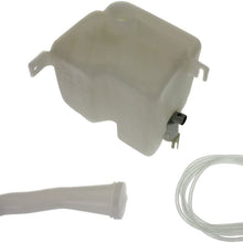 Washer Reservoir Windshield Expansion Tank w/Washer Pump, Filler Neck, Hose, and Cap compatible with Vehicles w/Cold Climate Spec