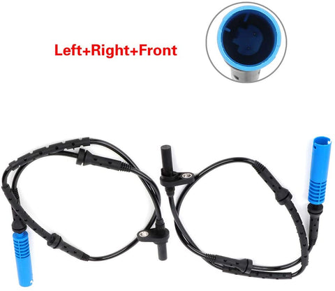 ZENITHIKE ABS Wheel Speed Sensor Left+Right+Front ALS422 Compatible with 2003-2004 BMW 760Li 2003-2004 BMW 745Li 2003-2004 BMW 745i