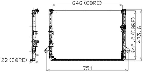 Denso 477-0539 Condenser