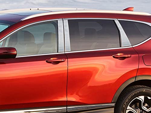 QAA fits 2017-2020 Honda CR-V 6 Piece Stainless Pillar Post Trim PP17236