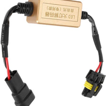 Terisass 2Pcs LED Decoders 9005/9006/9012 LED Headlight Error Eliminator Free Anti Flicker Canceller Decoder Compatible with Most Canbus Systems