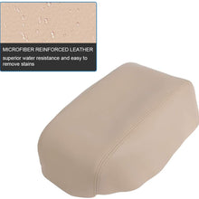 ECCPP Leather Armrest Center Console Lid Cover for 2007-2011 for TOYOTA Camry Center Console Lid Armrest Cover Beige