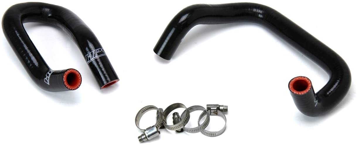 HPS 57-1586-BLK Black Silicone Heater Hose Kit Coolant