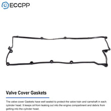 ECCPP Engine Valve Cover Gasket 2241023762 for 2002-2004 for Hyundai Elantra 2003-2004 for Hyundai Tiburon Compatible fit for 22410-23762 Valve Cover Gasket Kit