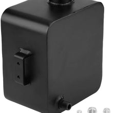 KIMISS Aluminum Universal 2.5L Engine Coolant Expansion Tank Tank with Cap