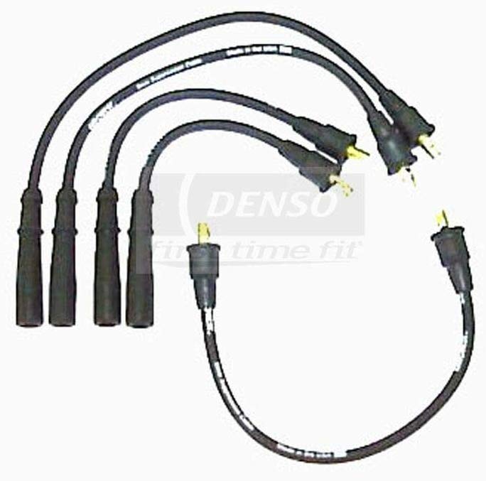 Wire Set 8mm 671-4136 Denso, Compatible With Toyota Tercel 80-82 1.5L L4 Ignition