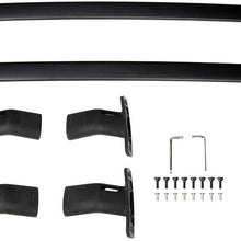 ANGLEWIDE Roof Rack Crossbars Aluminum Cargo Rack Fit For 2018-2019 For Ford Expedition Rooftop Cross Bars Top Rail Carries Luggage Carrier - Max Load 150LBS,Black