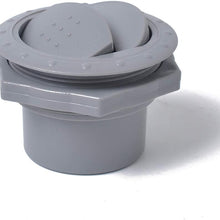 ACHICOO Auto Parts Motorcycle Fittings Car Accessories Universal 60mm 2.35 Inch Round A/C Air Outlet Vent for RV Bus Boat Ya-CHT Air Conditioner Vent Gray A0674-01