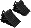 Rubber Wheel Chock, 2pcs Heavy Duty Car Anti-slip Block Tyre Slip Stopper Wheel Alignment Block Tire Support Pad