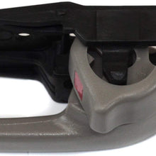 Interior Door Handle Compatible with Toyota Tundra 00-06 Front Right and Left Side Inside Gray W/Door Lock Standard/Extended Cab Pickup