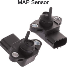 ZENITHIKE Manifold Absolute Pressure Sensor Replacement for MD355556 2004-2005 Chrysler. Sebring 2004-2012 Mitsubishi Eclipse 2005-2010 Mitsubishi Endeavor 2004-2010 Mitsubishi Galant 2pcs
