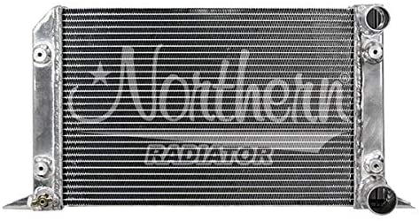 Northern Radiator 204111 Scirocco-Style Drag Race All Alum Rad W/O Filler Neck