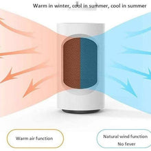 Zyyqt Desktop Heater, Household Mini Heater, Winter Small Dormitory, Heating Artifact, Office Desk Heater (Color : Black)