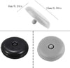 Y-Axis Seat Belt Button Buckle Clip Stop - Universal Fit Stopper Kit (Black + Beige + Grey, 18 Sets)