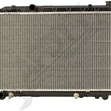 APDTY 2414 Radiator Assembly Fits 2002-2006 Nissan Altima 2.5L 4-Cylinder (All 4-Cylinder Models; Replaces 21460-8J000, 21410-8J000)