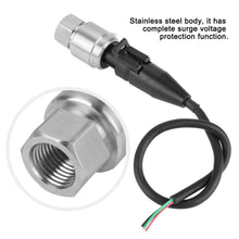 G1/4" Pressure Transducer Sensor, Pressure Gauge Transducer for Water, Gas and Oil Input 5V Output 0.5-4.5V / 0-5V(0-750PSI)