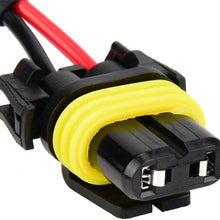 Fydun LED Headlight Wiring Kit 9V-12V Error-Free Decoder Anti-Flicker Resistor Canceler Decoder Suitable for 9005/9006/9012 C12 LED Headlight Fog Lamp 2 Pieces