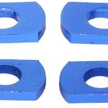 Shock Absorber Riser, 2pcs Universal Motorcycle Rear Shock Absorber Riser Height Extension 5cm Chassis Blue per Motorcycle Modification(With screw)